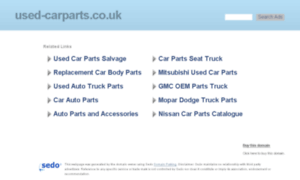 Used-carparts.co.uk thumbnail