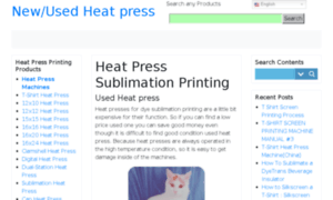 Used-heat-press.com thumbnail