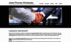 Used-phones-wholesale.com thumbnail