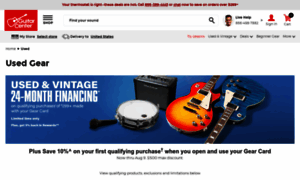 Used.guitarcenter.com thumbnail