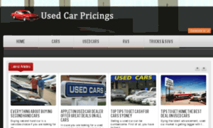 Usedcarpricings.com thumbnail