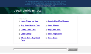 Usedhybridcars.biz thumbnail
