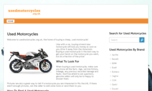 Usedmotorcycles.org.uk thumbnail