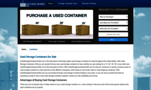 Usedstoragecontainersusa.com thumbnail