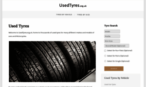 Usedtyres.org.uk thumbnail