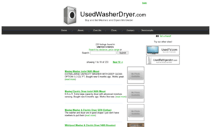 Usedwasherdryer.com thumbnail