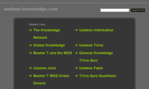 Useless-knowledge.com thumbnail