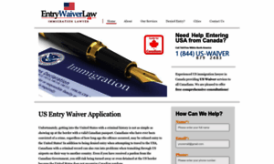 Usentrywaiverlaw.ca thumbnail