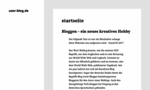 User-blog.de thumbnail