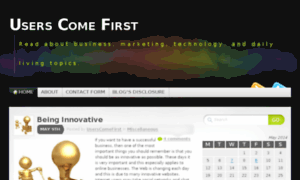Users-come-first.com thumbnail