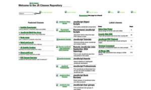 Users.jsclasses.org thumbnail
