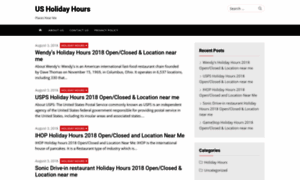 Usholidayhours.org thumbnail