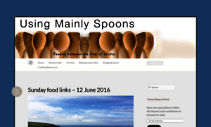 Usingmainlyspoons.com thumbnail