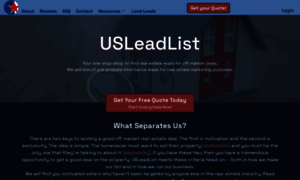 Usleadlist.com thumbnail