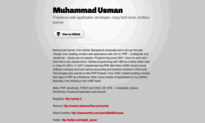 Usmanhalalit.github.io thumbnail