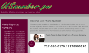 Usnumber.pw thumbnail