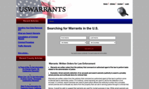 Uswarrants.org thumbnail