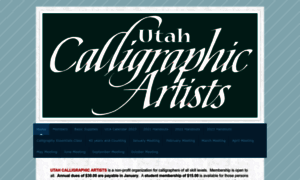 Utahcalligraphicartists.com thumbnail