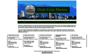 Utahcoinshows.com thumbnail