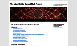 Utahmiddleschoolmath.org thumbnail