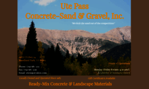 Utepassconcreteandsand.com thumbnail