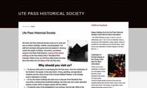 Utepasshistoricalsociety.org thumbnail