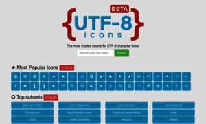 Utf8-icons.com thumbnail