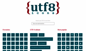 Utf8icons.com thumbnail