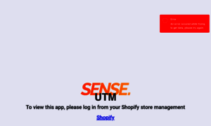 Utm.sense-apps.com thumbnail