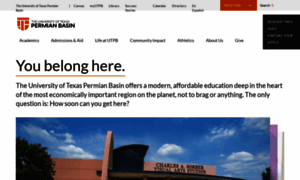 Utpb.edu thumbnail