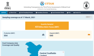 Uttam.coalindia.in thumbnail