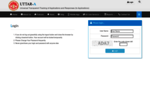 Uttara.nic.in thumbnail