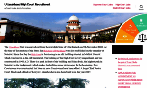 Uttarakhandhigh.courtrecruitment.com thumbnail