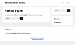 Uturnforchristcamino.com thumbnail