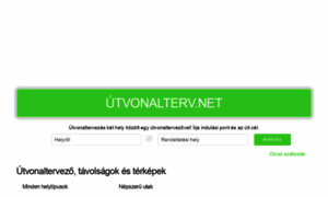 Utvonalterv.net thumbnail