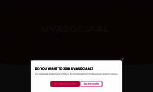 Uvasociaal.nl thumbnail