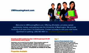 Uwhousing4rent.com thumbnail