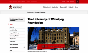 Uwinnipegfoundation.ca thumbnail