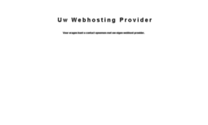 Uwwebhostingprovider.nl thumbnail