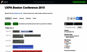 Uxpabostonconference2015.sched.com thumbnail