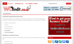 Vaaltrianglebusinessdirectory.co.za thumbnail