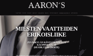 Vaatetusliikeaarons.fi thumbnail