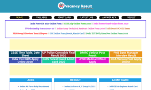 Vacancyresult.in thumbnail