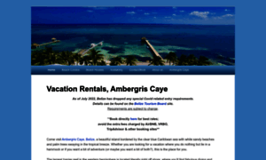Vacation-rentals-belize.com thumbnail