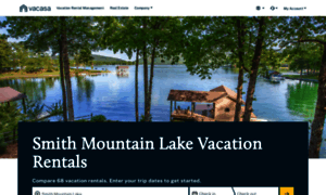 Vacationrentalssmithmountainlake.com thumbnail