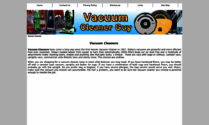 Vacuumcleanerguy.com thumbnail