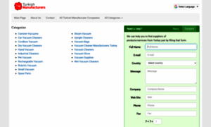 Vacuumcleaners.turkish-manufacturers.com thumbnail