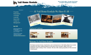 Vailhomerentals.net thumbnail