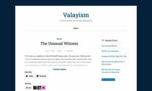 Valayism.wordpress.com thumbnail