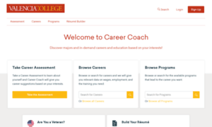 Valenciacollege.emsicareercoach.com thumbnail